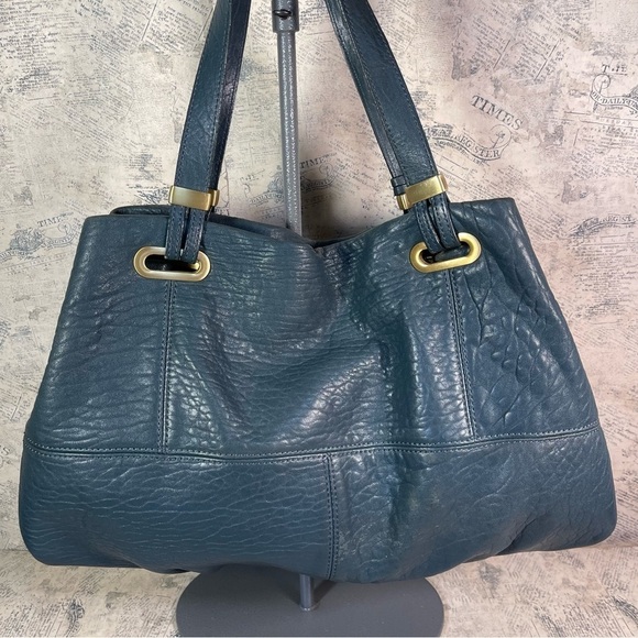 Kipling Jaelyn Large Green Leather Tote Bag - Picture 4 of 13